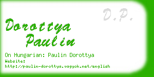 dorottya paulin business card